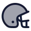 Crickethelmet icon with duotone rounded style