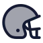 Crickethelmet icon with duotone standard style