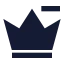 Crownminus icon with solid sharp style