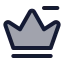 Crownminus icon with solid standard style