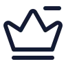Crown Minus icon preview