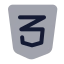 Css icon with bulk rounded style