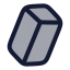 Cuboid icon with duotone rounded style