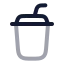 Cupsoda icon with twotone rounded style