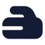 Curling icon with solid standard style