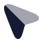Cursor icon with bulk rounded style