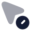 Cursorhold icon with bulk rounded style