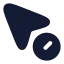 Cursorhold icon with solid rounded style