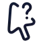Cursorinfo icon with stroke rounded style