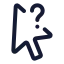 Cursorinfo icon with stroke standard style