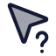 Cursorinfo icon with duotone standard style