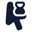 Cursorloading icon with solid rounded style