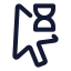 Cursorloading icon with stroke standard style