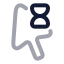 Cursorloading icon with twotone rounded style