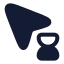 Cursorloading icon with solid rounded style