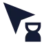 Cursorloading icon with solid sharp style
