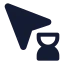 Cursorloading icon with solid standard style