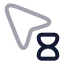 Cursorloading icon with twotone rounded style