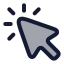 Cursormagicselection icon with duotone rounded style