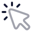 Cursormagicselection icon with twotone rounded style