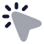 Cursormagicselection icon with bulk rounded style
