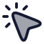 Cursormagicselection icon with duotone rounded style