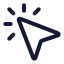 Cursormagicselection icon with stroke standard style