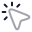 Cursormagicselection icon with twotone rounded style