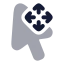 Cursormove icon with bulk rounded style