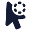 Cursorprogress icon with solid standard style