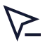 Cursorremoveselection icon with stroke sharp style