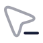 Cursorremoveselection icon with twotone rounded style