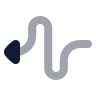 Curvy Left Direction icon preview