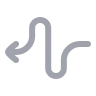 Curvy Left Direction icon preview