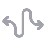Curvy Left Right Direction icon preview
