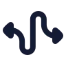 Curvy Left Right Direction icon preview