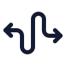 Curvy Left Right Direction icon preview