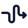 Curvy Right Direction icon preview