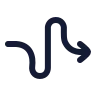 Curvy Right Direction icon preview