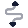 Curvy Up Down Direction icon preview