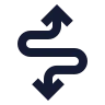 Curvy Up Down Direction icon preview
