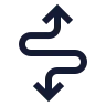 Curvy Up Down Direction icon preview