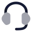 Customerservice icon with bulk rounded style