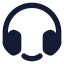 Customerservice icon with solid standard style