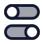 Customize icon with duotone rounded style