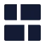 Customize icon with solid sharp style