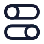 Customize icon with stroke rounded style