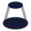 Cylinder icon with bulk rounded style