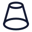 Cylinder icon with stroke sharp style