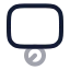 Cylinder icon with twotone rounded style